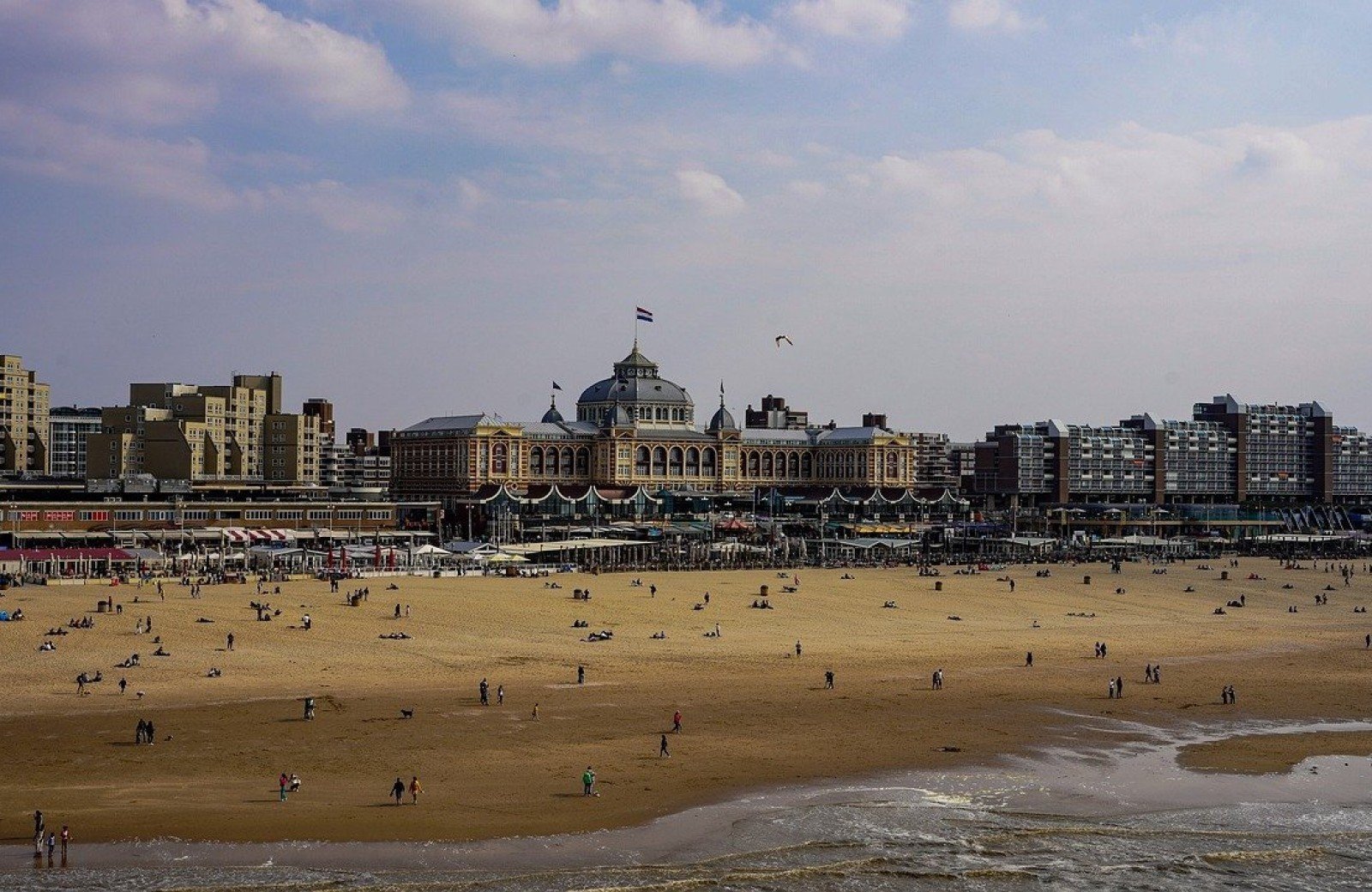Den Haag Strand bei unserem Campingplatz